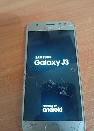 Смартфон samsung з розбитим екраном 2