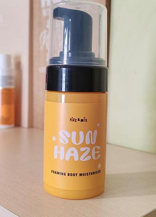 Пенный увлажняющий крем для тела fizz &amp; mix sun haze