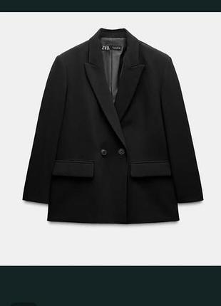 Zara піджак чорний жіночий