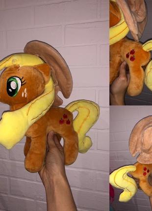 Дитяча м'яка іграшка поні my little pony apple jack