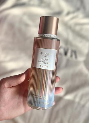 Парфумований спрей для тіла victorias secret bare vanilla bliss 250 ml оригінал сша