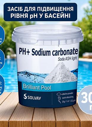 Ph+ плюс для басейну solvay 80413 засіб для підвищення рівня ph (німеччина) 300 г