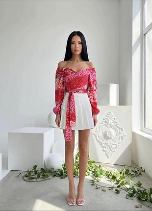 Блуза із завʼязкою