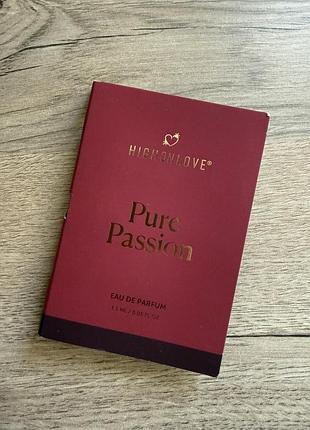 💖 мини-парфюм афродизиак highonlove pure passion 1,5 мл