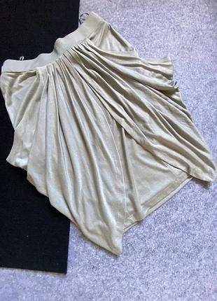 Спідниця жіноча тюльпан двошарова сірий колір h&m s/m