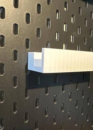 Настенное крепление для rog ally (совместимо с ikea skådis) белый