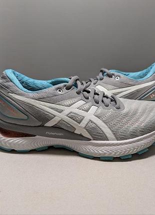 Женские кроссовки для бега asics gel-nimbus 22 knit 1012a678-201 размер us 7 eu 38