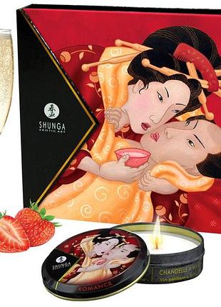 Набор для массажа geisha (клубничное игристое вино)