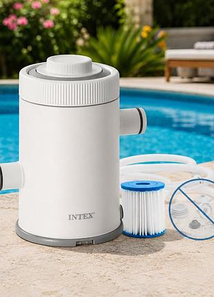 Картриджний фільтр-насос intex 26602-1 (c300/fp602) 1 250 л/ч тип h для басейнів без виходів під фільтрацію