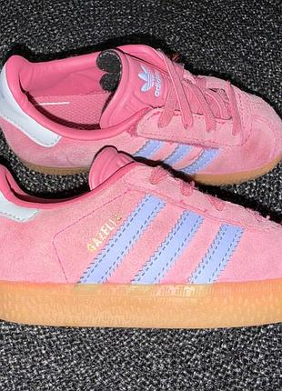 Замшеві кросівки adidas gazelle comfort, оригінал, р-р 25,5, уст 16 см