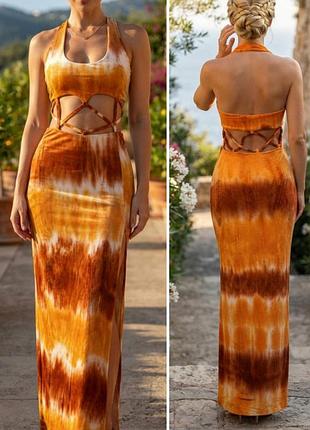 Новое платье макси от бренда prettylittlething