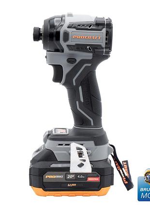 Акумуляторний гвинтоверт procraft industrial id20a (з 1 акб та зп)