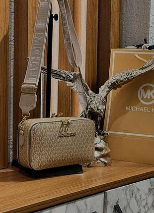Женская сумка michael kors бежевый