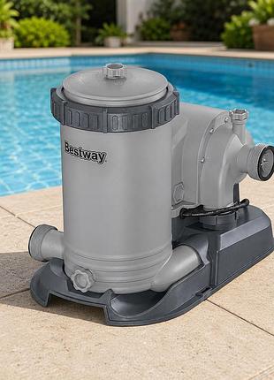 Картриджный фильтр-насос грубой очистки bestway 58391 9 463 л/ч тип iv фильтрационная установка для бассейна