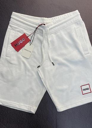 Мужские шорты белые hugo boss xl xxl