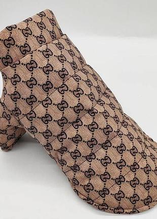 Куртка для собачки gucci коричневая