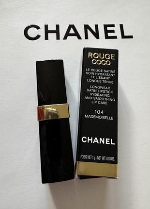 Chanel мініатюра помади rouge coco 104