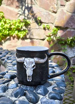 Чашка керамика ручной работы hand made стиль этно, бохо, дикого запаха