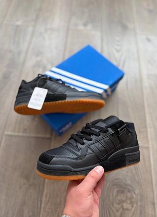 Стильні кросівки adidas forum 84 low exhibit black gum