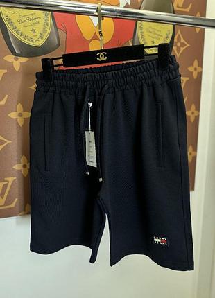 Мужские спортивные шорты tommy hilfiger темно-синий