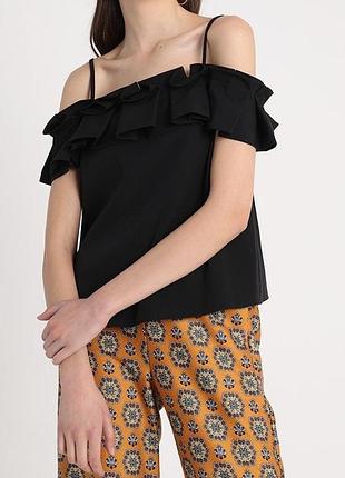 Оригінальна чорна блуза river island