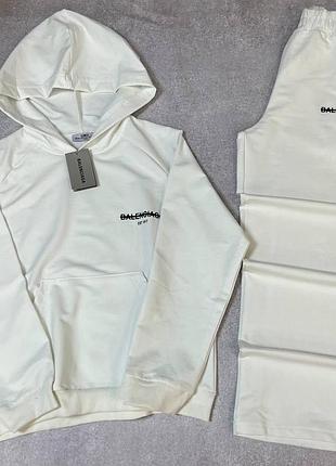 Женский люкс костюм balenciaga оверсайз