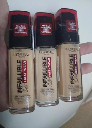 Тональний крем l'oréal  тон 120,130,220