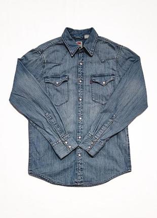 Джинсова сорочка levis s рубашка джинсовка як carhartt wip dickies wrangler g-star raw diesel fjallraven g-1000 arcteryx strauss lee cooper