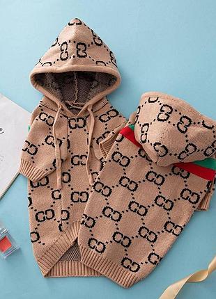 Свитер для собачки gucci кофта