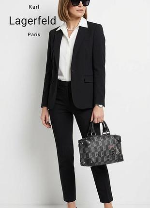 Оригинальная сумка karl lagerfeld paris 
модель maybelle satchel, код rn 54163 подтверждает аутентичность, фото бирки добавлены