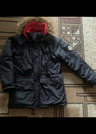 Пуховик аляска на підлітка u.s. polo assn р. 158-164