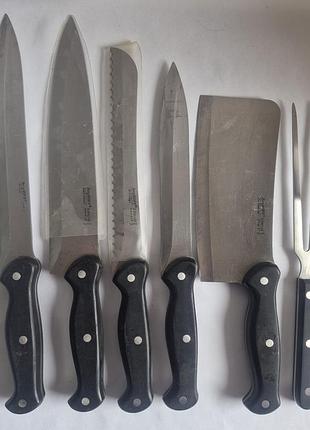 Набір кухонних ножів berghoff (6 предметів, сталь x30cr13, оригінал)