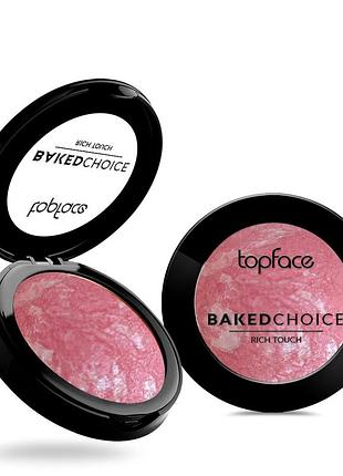 Румяна для лица компактные topface pt703 №007 pink petal с минералами и витамином е