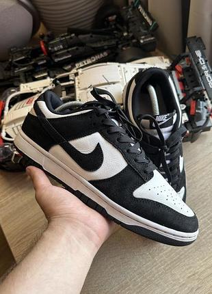 Кроссовки мужские nike dunk low retro black/white