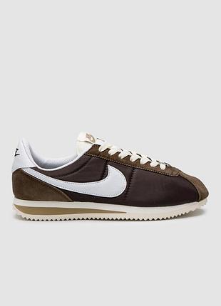 😍 кросівки жіночі nike cortez brown/white