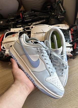 Nike dunk low next nature white/light blue