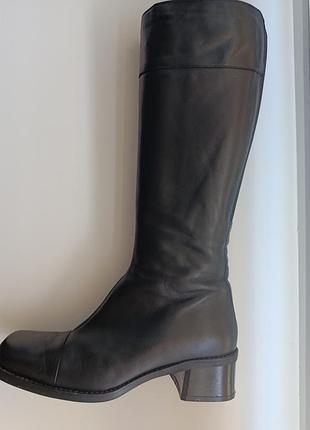 Сапоги кожаные clarks осенние