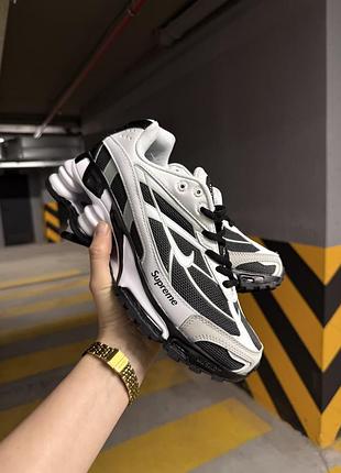 Кроссовки мужские nike shox ride 2 sp x supreme black/white/grey