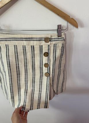 Котонові шорти юбка zara🌿
