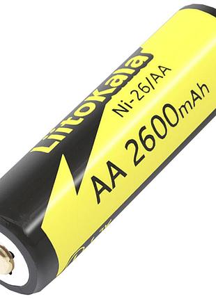 Аккумулятор liitokala ni-26 aa / 2600 mah / ni-mh / 1.2v / original