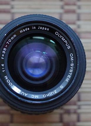 Как есть объектив olympus om zuiko zoom 35-70 mm 4.0 + крышка