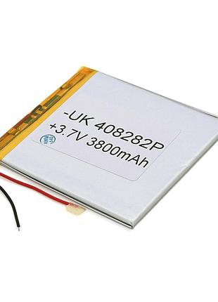 Литий-полимерный аккумулятор 4*82*82mm (li-ion 3.7в 3800мач)