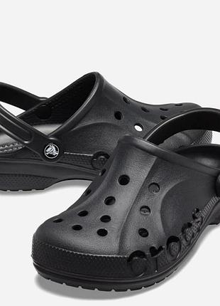 Чорні сабо crocs baya 04