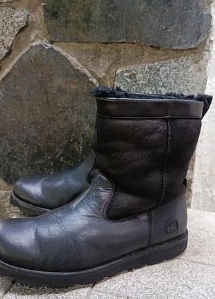 Чоловічі шкіряні зимові чоботи ugg australia (оригінал)
