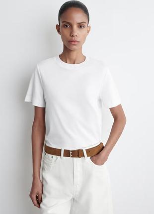 Футболка женская cos clean cut regular t-shirt / l