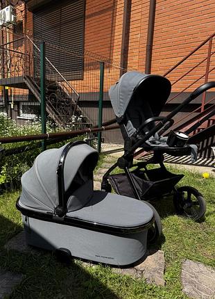 Візочок 2в1 carroll ultimo cool grey