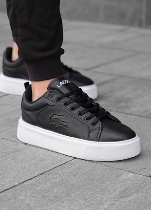Кросівки lacoste carnaby platform lite leather sneakers    матеріал верху:  шкіра+текстиль весна  - літо 🌤 матеріал підошви: гума  40 41 42 43 44