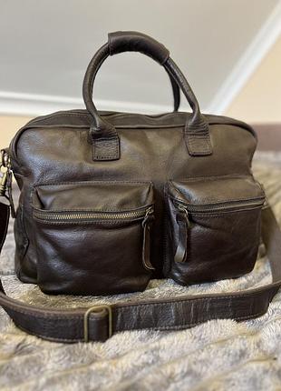 Дорожня шкіряна сумка cowboysbag, б/у
