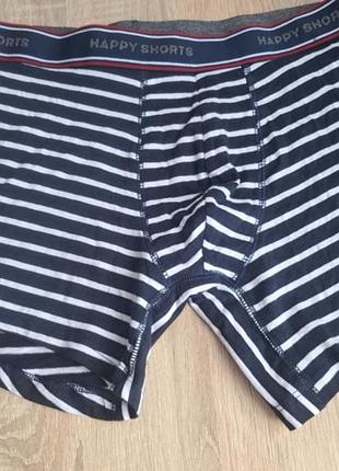 Хлопковые бoксерки happy shorts l