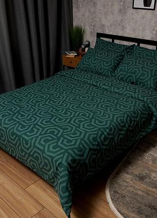 Підковдра moon&star бязь gold люкс emerald maze двоспальна 175 x 210 см